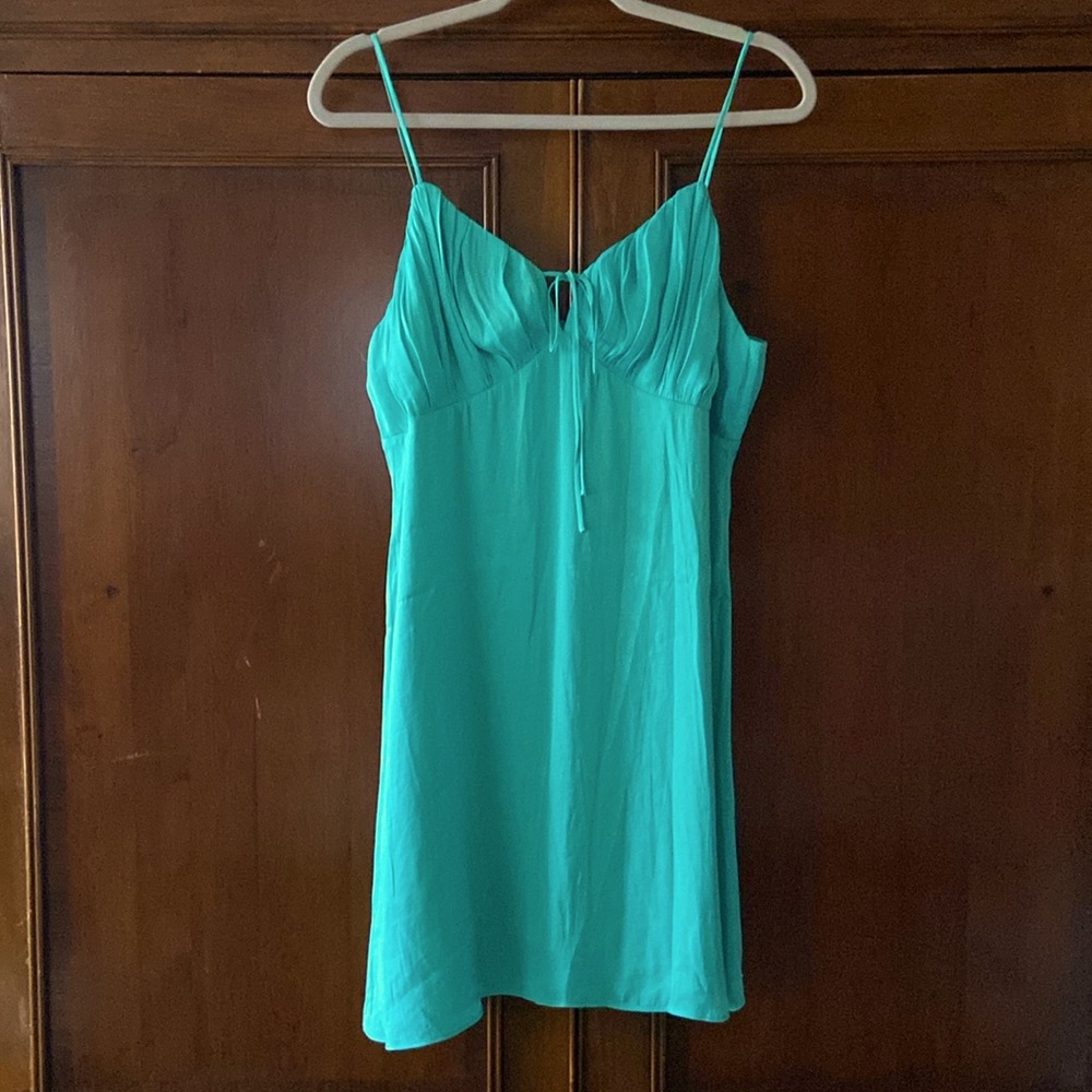 NWT Bright Turquoise Mini Dress